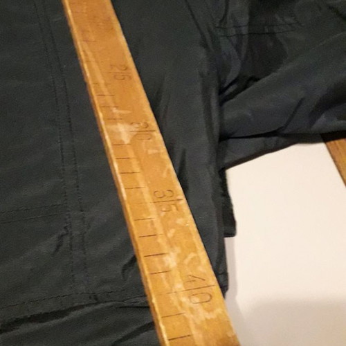 Women's long insulated jacket used, size M, black