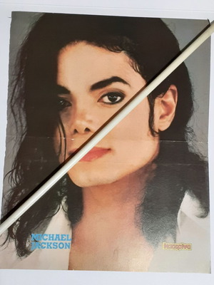 Authentic old posters Michael Jackson, Jennie Garth, Tom Cruise used, pack of 3