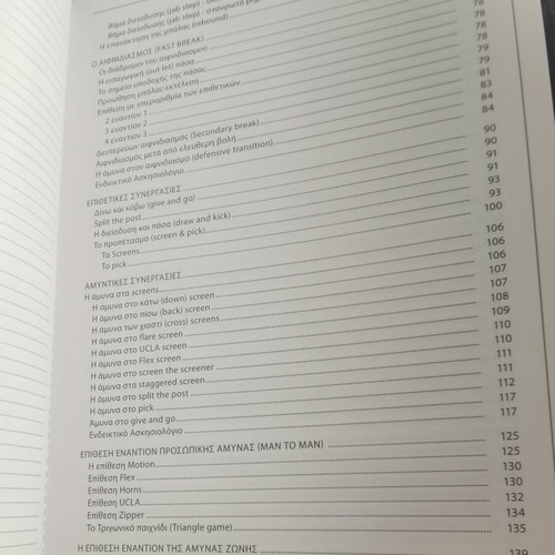The Teaching of Basketball book, Greek