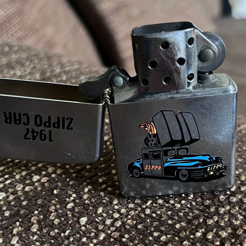 Zippo Car Street Chrome lighter mint condition