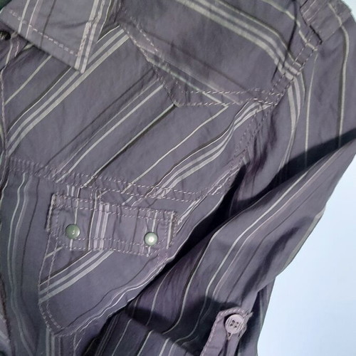 Πουκάμισο Cecil two-tone patchwork, μωβ λιλά, βαμβάκι, L-XL