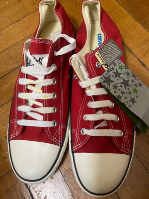 Αυθεντικά αφόρετα Converse All Star κόκκινα παπούτσια νούμερο 45