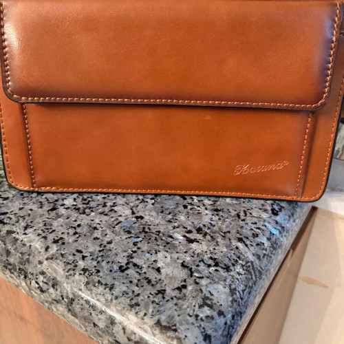 Katana leather men's bag like new, brown