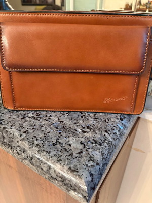 Katana leather men's bag like new, brown