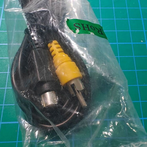 AV adapter cable Mini-DIN to RCA new