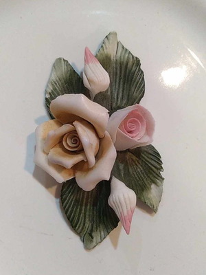 Porcelain flower vintage used