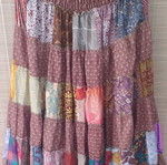 Ethnic long skirt 70% silk like new