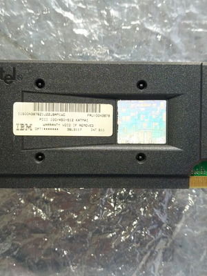 IBM Intel Pentium III 100/450-512 processor used with heatsink