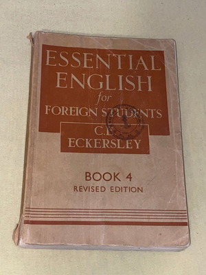 Essential English C.E. Eckersley Book4 μεταχειρισμένο από βιβλιοθήκη ΣΝΔ 1963