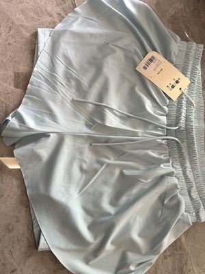 My Protein double sports shorts with inner pockets, turquoise, size M