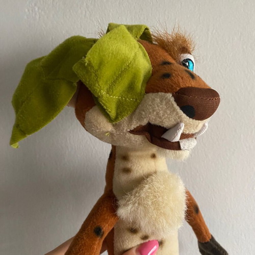 Weasel Buck plush toy from Ice Age 2008 used, 34 cm