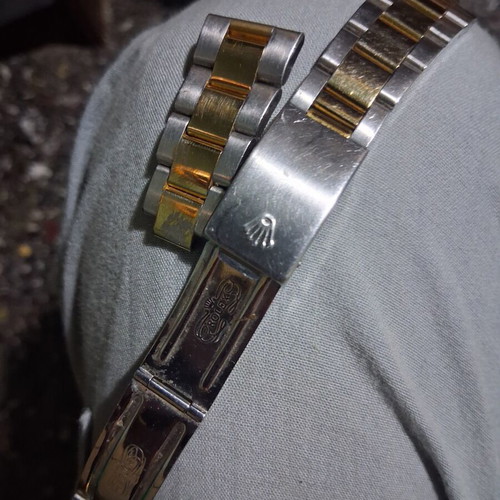 Rolex bracelet used, broken