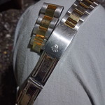 Rolex bracelet used, broken