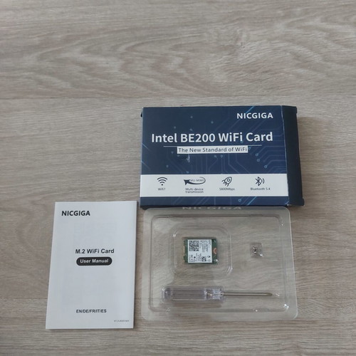 Intel BE200 NGW Wi-Fi 7 Card with Bluetooth 5.4 new