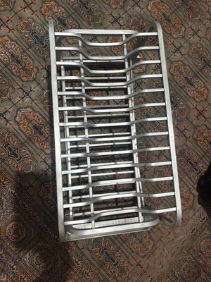 Aluminum Dish Rack used, two-tier