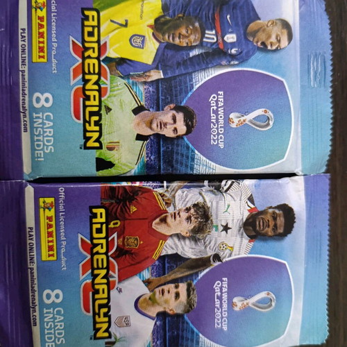 Panini Fifa World Cup Qatar 2022 sealed, 2 packs with 8 cards each