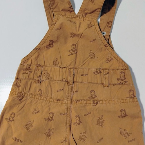 Prénatal baby romper shorts like new, cowboy pattern, 12-18 months