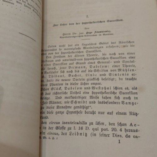 Archiv für die civilistische Praxis volume 56 used 1873