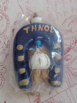 Ceramic Horseshoe Amulet from Panagia of Tinos new