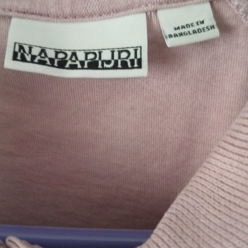 Μπλούζα Napapijri γυναικεία σαν καινούργιο, μπεζ ροζ μέγεθος M