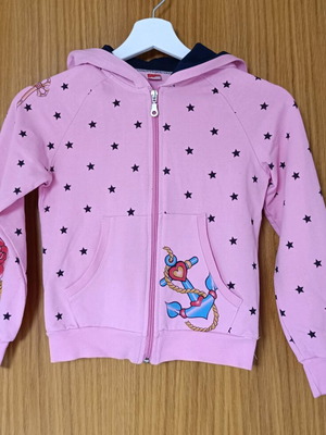 Joyce pink cardigan for girl 8 years like new, spring/autumn