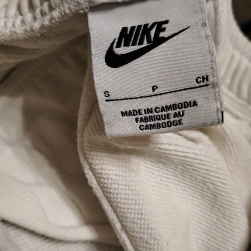 Nike shorts, white, size S