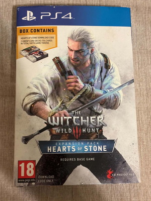 Witcher 3 Hearts of Stone Expansion PS4 used, English