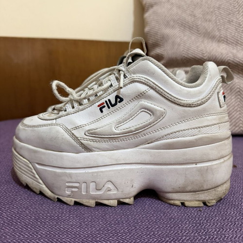 Fila Disruptor platform sneakers, size 37.5