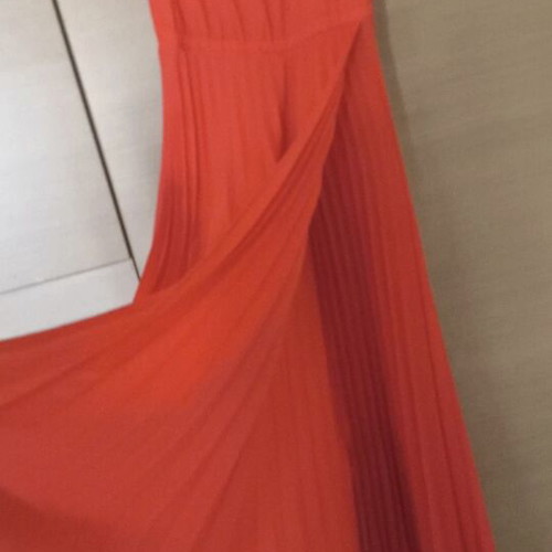Devotion summer dress with pleated skirt, front and back opening, like new, size S