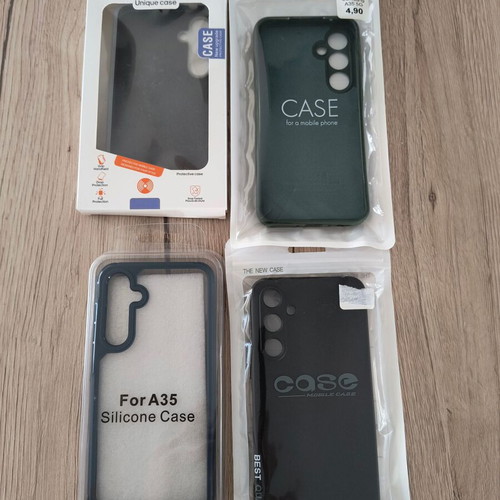 Samsung A-35 phone cases pack of 4 like new