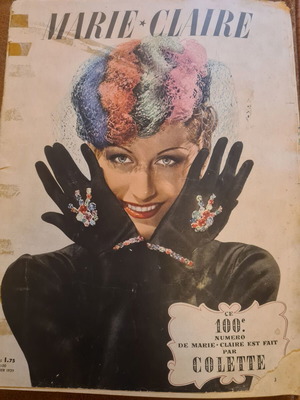 Marie Claire magazine French 1939 anniversary 100th issue new