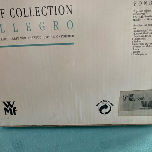 WMF Collection Allegro Fondue Set stainless steel new