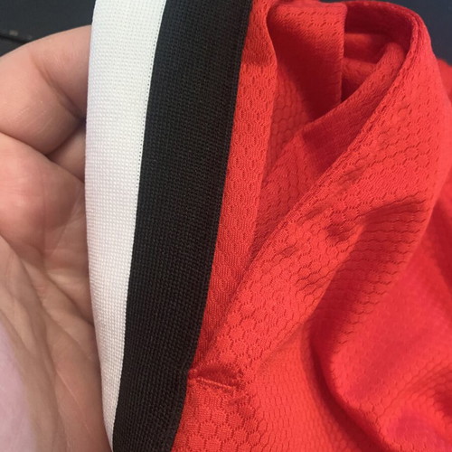 Oklahoma jeans shorts XL set like new, black and red