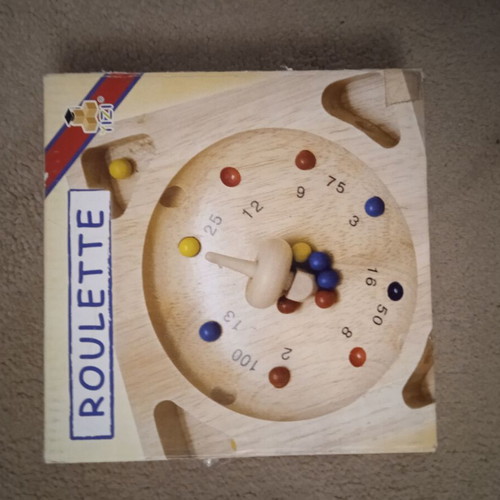 Wooden roulette like new