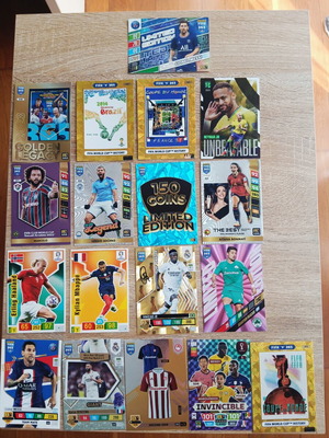 Football cards with great names, collectible