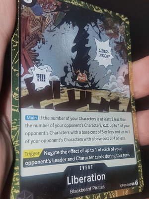 Liberation One Piece OP10 Rare Event Foil card