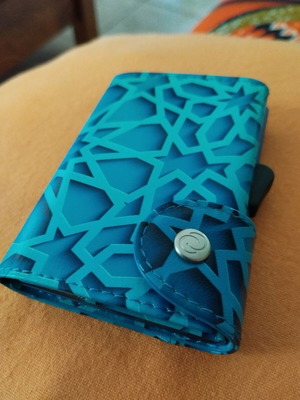 C-secure security wallet new, blue, unisex