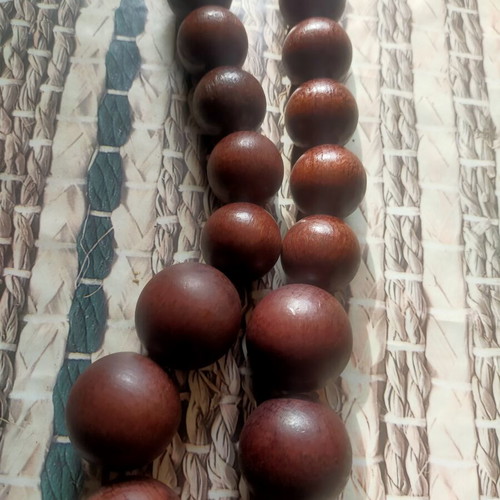 Wooden worry beads