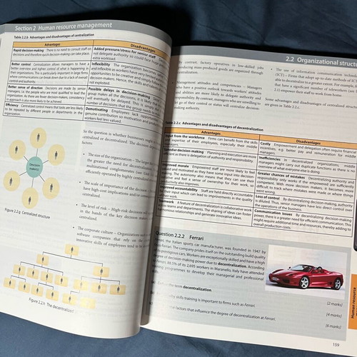 Business Management Book Paul Hoang 4th Edition Like new