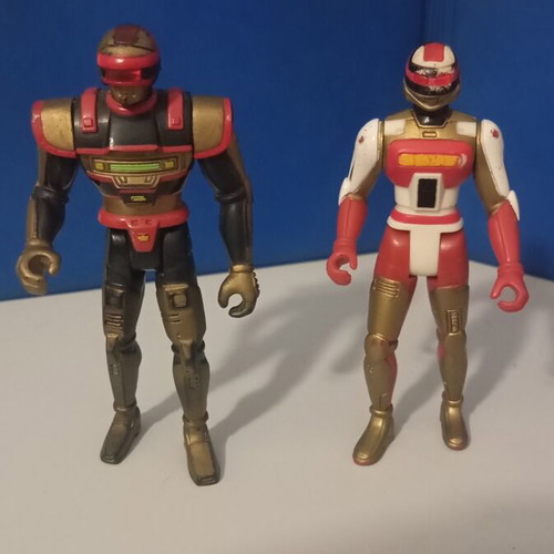 Vintage VR Trooper figures Kenner Saban 1995, 13 cm, set of 2