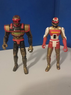 Vintage VR Trooper figures Kenner Saban 1995, 13 cm, set of 2