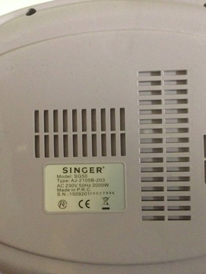 Singer SG50 Press System like new