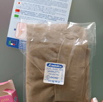 Beige graduated compression socks new