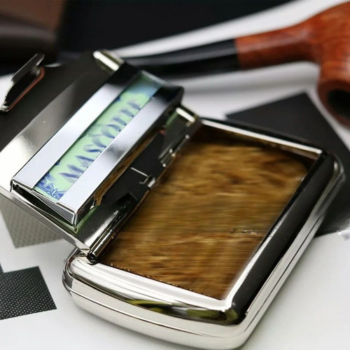 stainless steel tobacco case