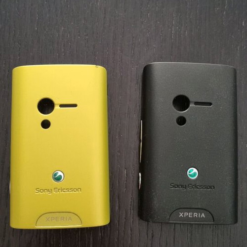 Genuine Sony Ericsson X10 Mini covers like new, black and green
