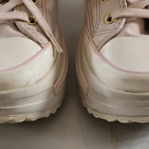 Converse Run Star Legacy CX Platform sneakers used, pink beige, size 40