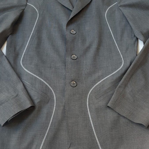 Marithé & François Girbaud Gray Jacket slim fit, like new