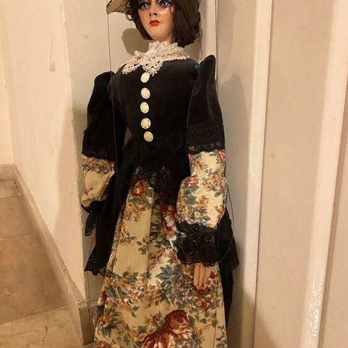 Authentic Czech Marionette new, height 60-70 cm
