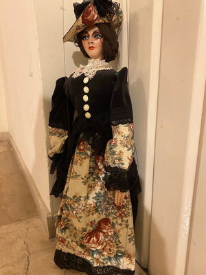 Authentic Czech Marionette new, height 60-70 cm