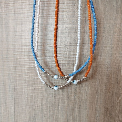 Summer necklace new, colorful with gift packaging